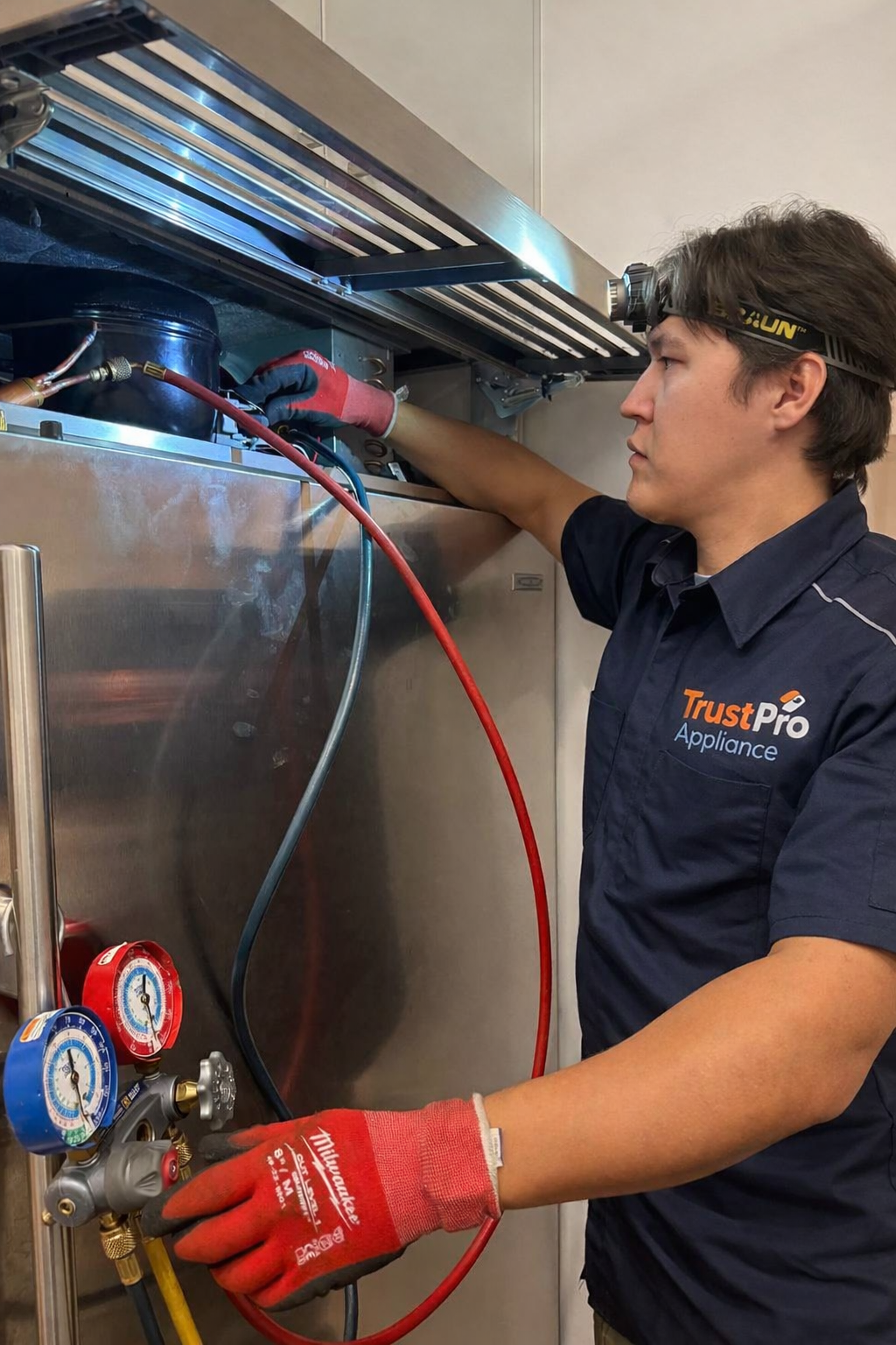 Trust Pro technician at work