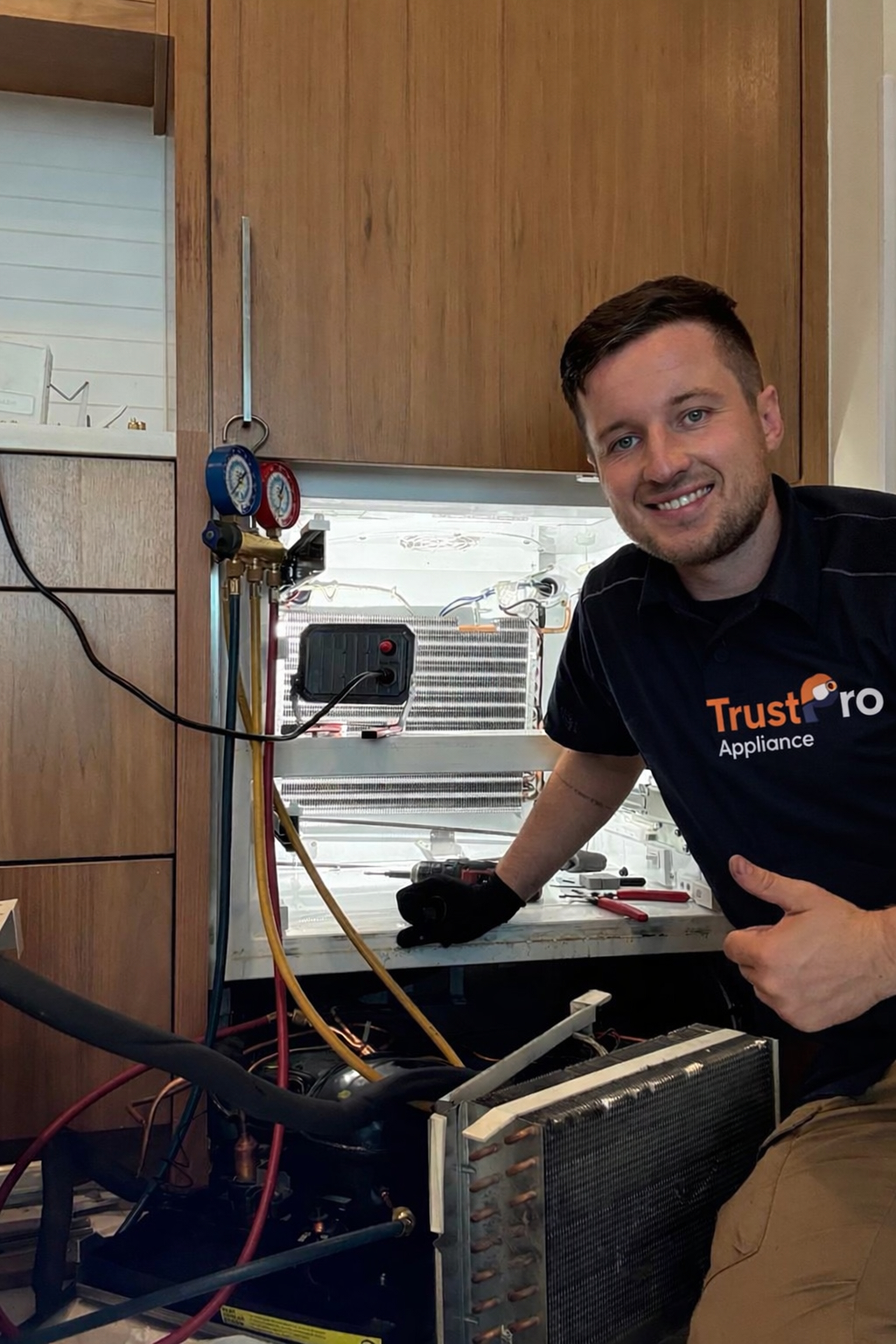 Trust Pro technician at work